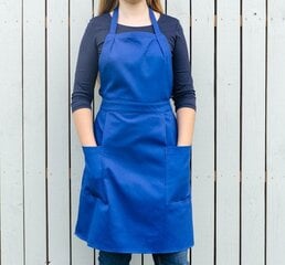 Синий женский фартук с карманами цена и информация | Кухонные полотенца, рукавицы, фартуки | kaup24.ee