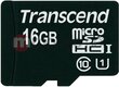 Transcend microSD 16GB цена и информация | Mobiiltelefonide mälukaardid | kaup24.ee