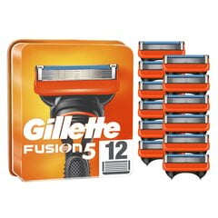 Gillette Fusion5 Raseerija Terad Meestele, 12 tk hind ja info | Raseerimisvahendid | kaup24.ee