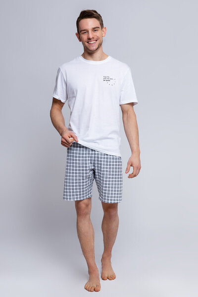 Kaheosaline pidžaama Sensis Chrisi lühikeste pükstega meestele hind |  kaup24.ee