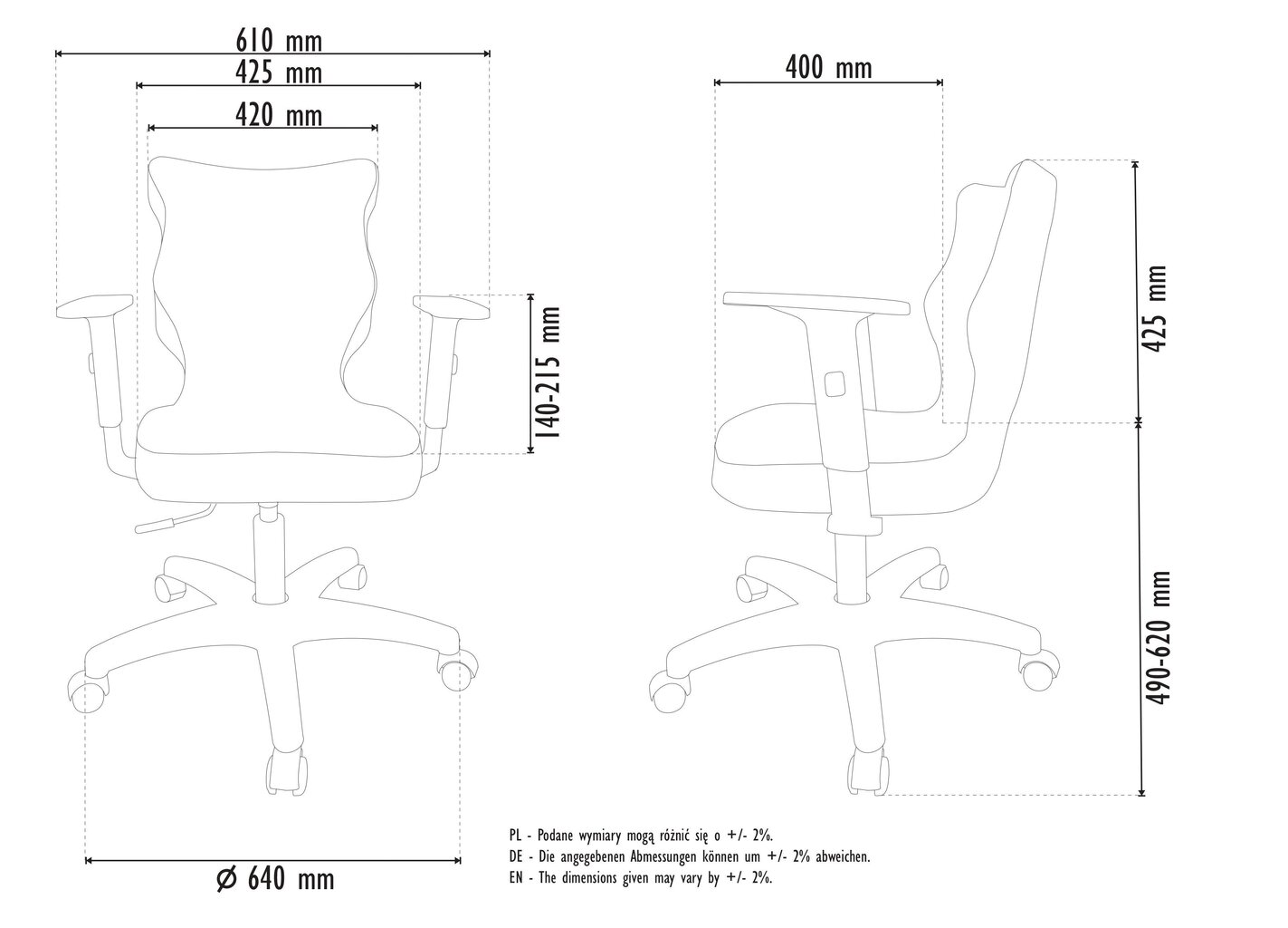 Kontoritool Entelo Good Chair Duo VS07 6, valge/lilla цена и информация | Kontoritoolid | kaup24.ee