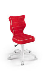 Эргономичный детский стул Entelo Good Chair Petit VS09 3, белый/красный цена и информация | Офисные кресла | kaup24.ee