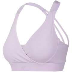 Бюстгальтер спортивный женский 4F W Sports Bra H4L21-STAD017 52S, фиолетовый цена и информация | Спортивные бюстгальтеры | kaup24.ee