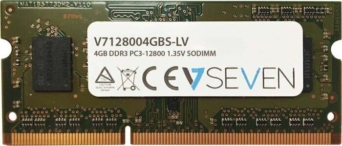 V7 V7128004GBS-DR-LV цена и информация | Operatiivmälu (RAM) | kaup24.ee