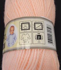 Нитки для вязания YarnArt Baby, цвет светло-оранжевый 204K цена и информация | Принадлежности для вязания | kaup24.ee