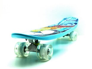 Пенниборд - скейтборд 65 см, с подсветкой колес и ручки. цена и информация | Скейтборды | kaup24.ee