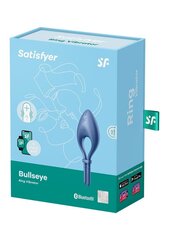 Кольцо SATISFYER BULLSEYE RING VIBRATOR - BLUE цена и информация | Эрекционные кольца, насадки на пенис | kaup24.ee