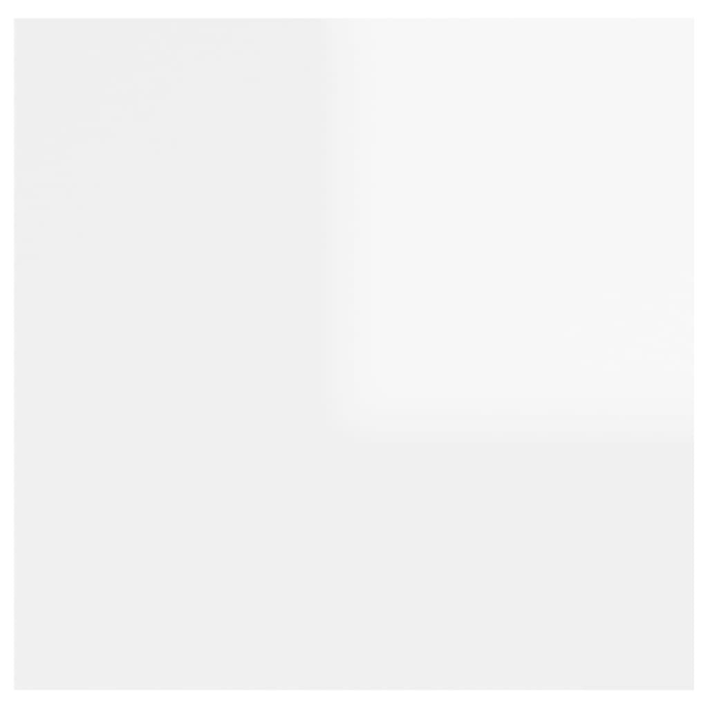 vidaXL öökapp, kõrgläikega valge, 30,5x30x30 cm, puitlaastplaat цена и информация | Öökapid | kaup24.ee