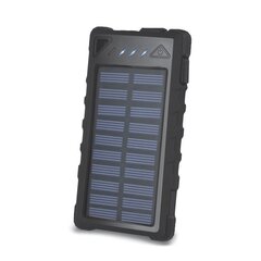Akupank Forever STB-300 Solar Power Bank 8000mAh universaalne laadija seadmetele 5V 1A + 1A + Micro USB kaabel, Must hind ja info | Akupangad | kaup24.ee