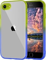 Чехол ColorFul Hard Case For Apple iPhone 7/8/SE2020, green/ blue цена и информация | Чехлы для телефонов | kaup24.ee