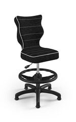 Эргономичный детский стул Entelo с подставкой для ног Good Chair Petit VS01 3, черный/белый цена и информация | Офисные кресла | kaup24.ee