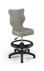 Эргономичный детский стул Entelo с подставкой для ног Good Chair Petit VS03 3, серый/черный цена и информация | Офисные кресла | kaup24.ee
