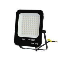 LED SMD prožektor musta korpusega IP65 50W Optonica цена и информация | Фонарики, прожекторы | kaup24.ee