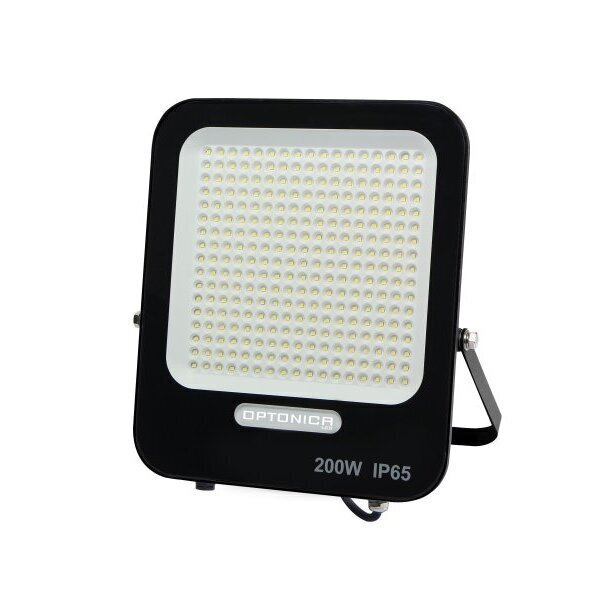 LED SMD prožektor musta korpusega IP65 200W Optonica hind ja info | Taskulambid, prožektorid | kaup24.ee