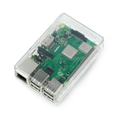 Raspberry Pi mudel 3B +, 3B, 2B ümbris, läbipaistev hind ja info | Robootika, konstruktorid ja tarvikud | kaup24.ee