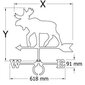 Tuulelipp Mustang hind ja info | Dekoratsioonid | kaup24.ee