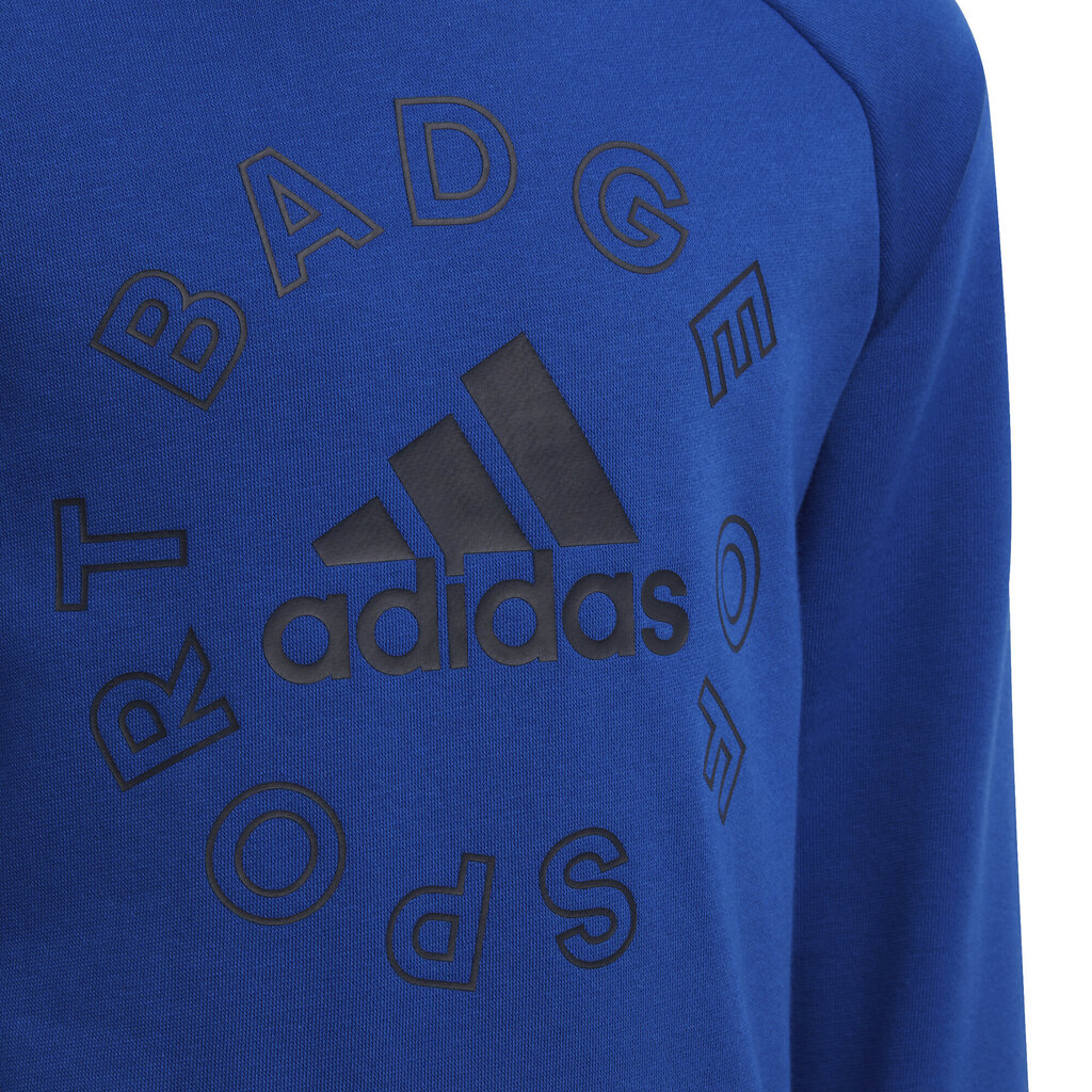 Adidas Spordikostüümid Lk Logo Jog Set Blue Black HF1899 HF1899/116 цена и информация | Komplektid poistele | kaup24.ee