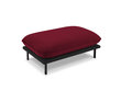 Tumba Interieus86 Auguste, punane/must hind ja info | Kott-toolid, tumbad, järid | kaup24.ee