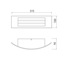 Seinavalgusti GTV ASTRIT E27 14W IP54 hall. hind ja info | Aia- ja õuevalgustid | kaup24.ee