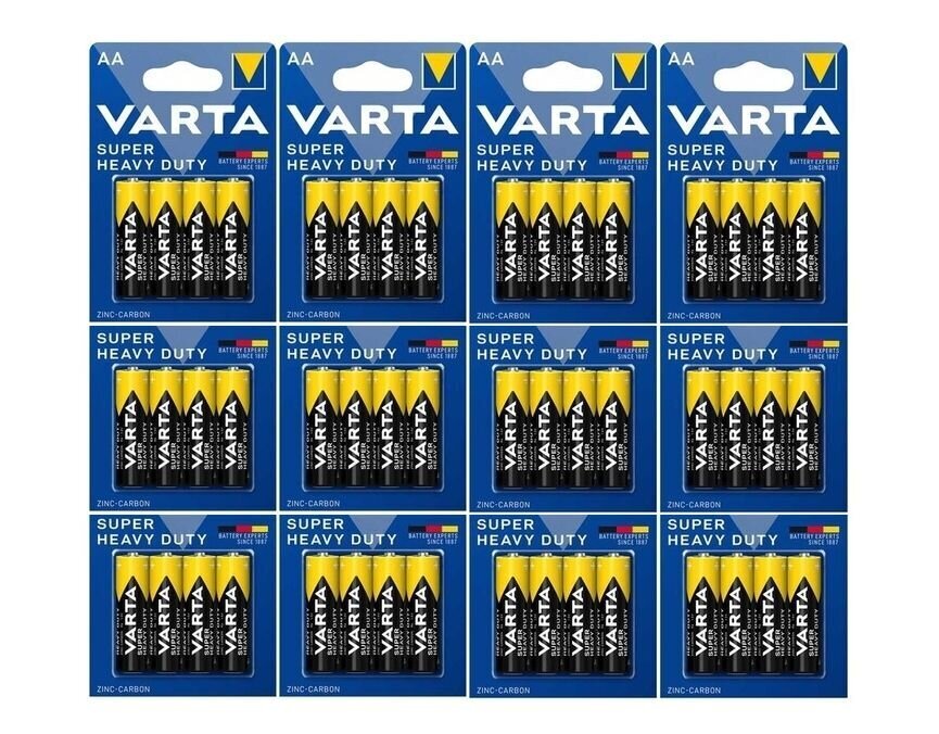 Patareid Varta Elements Super Heavy Duty AA, 48 tk hind ja info | Patareid | kaup24.ee