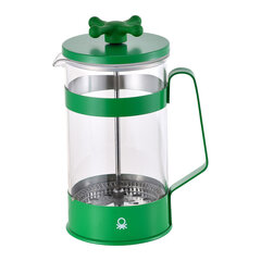 Kohvi Presskann Benetton Roheline Borosilikaatklaas (600 ml) hind ja info | Kohvikannud, teekannud | kaup24.ee