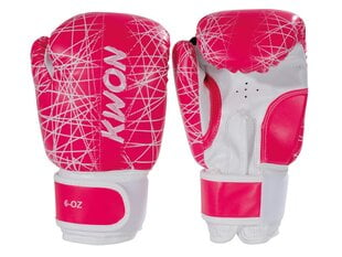 Детские боксерские перчатки KWON Kid's NEON 6oz., розовые цена и информация | Боевые искусства | kaup24.ee