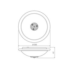 Valgusti Vizela 2x40W IP20 GTV 360IR hind ja info | Laelambid | kaup24.ee