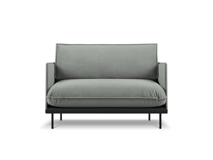 Diivan Sofa 1.5 Intereurs 86 Auguste, hall/must hind ja info | Diivanid ja diivanvoodid | kaup24.ee