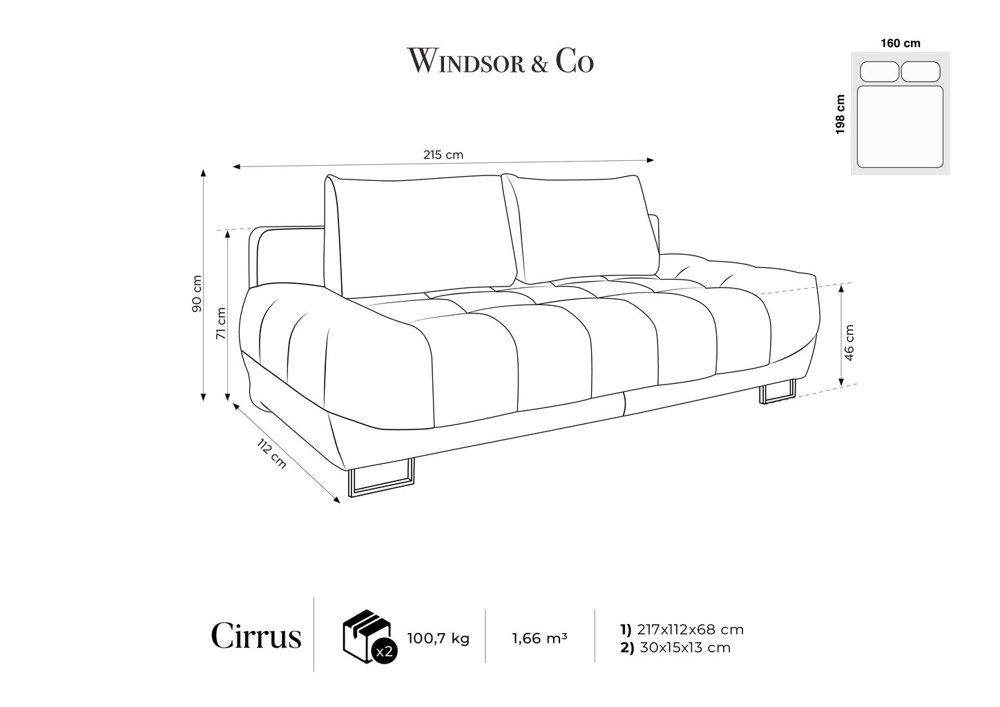 Kolmekohaline diivan Windsor and Co Cirrus, veluur, helehall цена и информация | Diivanid ja diivanvoodid | kaup24.ee