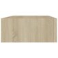 vidaXL sahtlitega seinariiulid, 2 tk, tamm, 40 x 23,5 x 10 cm MDF hind ja info | Riiulid | kaup24.ee