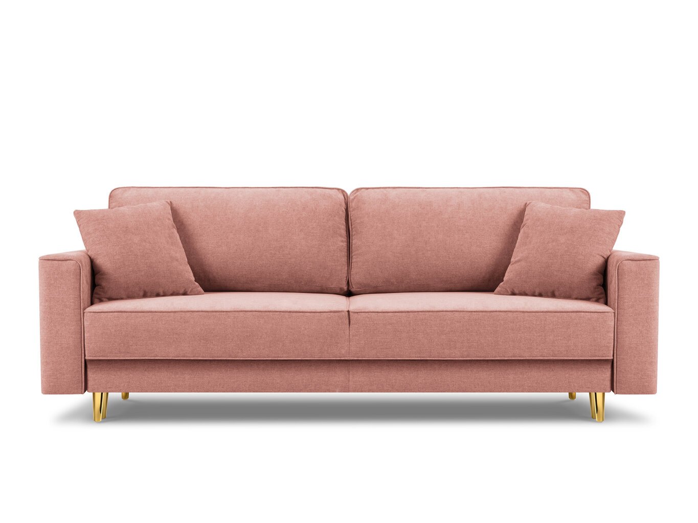 Diivan Cosmopolitan Design Fano, roosa/kuldne värv hind ja info | Diivanid ja diivanvoodid | kaup24.ee