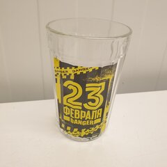 Kandiline klaas "23. veebruar", 200 ml hind ja info | Klaasid, tassid ja kannud | kaup24.ee