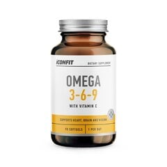 Iconfit Omega 3-6-9 (90 kapslit) цена и информация | Витамины | kaup24.ee