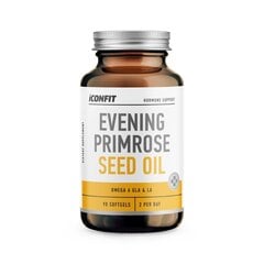 Iconfit Evening Primrose Seed Oil (90 kapslit) цена и информация | Витамины | kaup24.ee