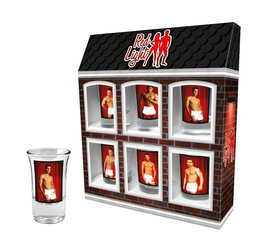 Набор чашек Hot Shot Striptease для раздевания мальчиков, 6 шт. х35мл цена и информация | Сувениры, подарки для взрослых | kaup24.ee