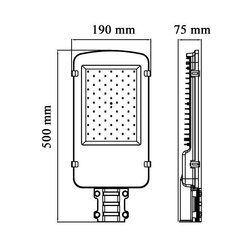 LED tänavavalgusti Latern 80W (8000 lm) цена и информация | Уличное освещение | kaup24.ee