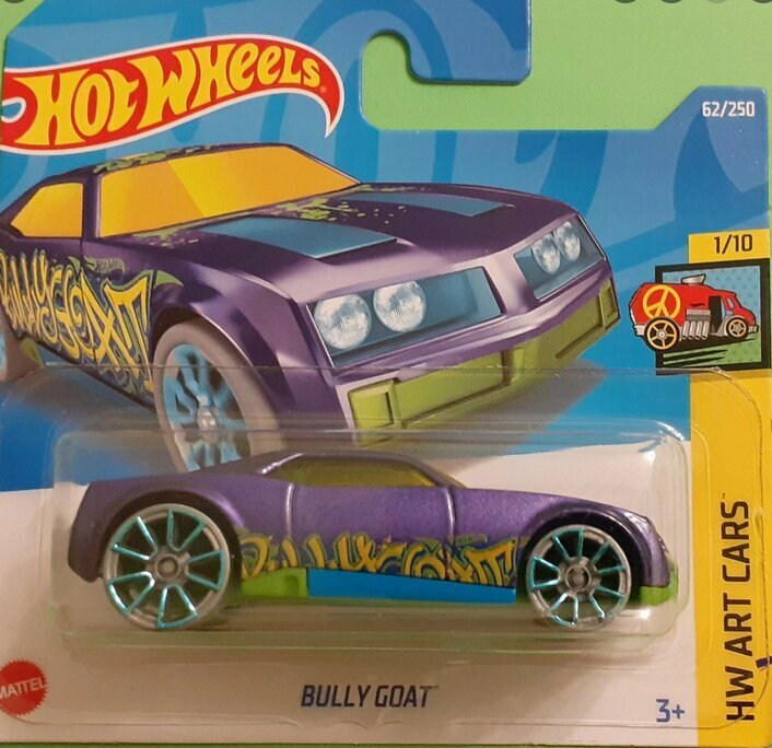 Sõiduk 2022 - 062 - HCW56 Hot Wheels Bully Coat цена и информация | Poiste mänguasjad | kaup24.ee