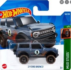 Sõiduk 2022 - 068 - HCT70 Hot Wheels '21 Forn Bronco цена и информация | Игрушки для мальчиков | kaup24.ee