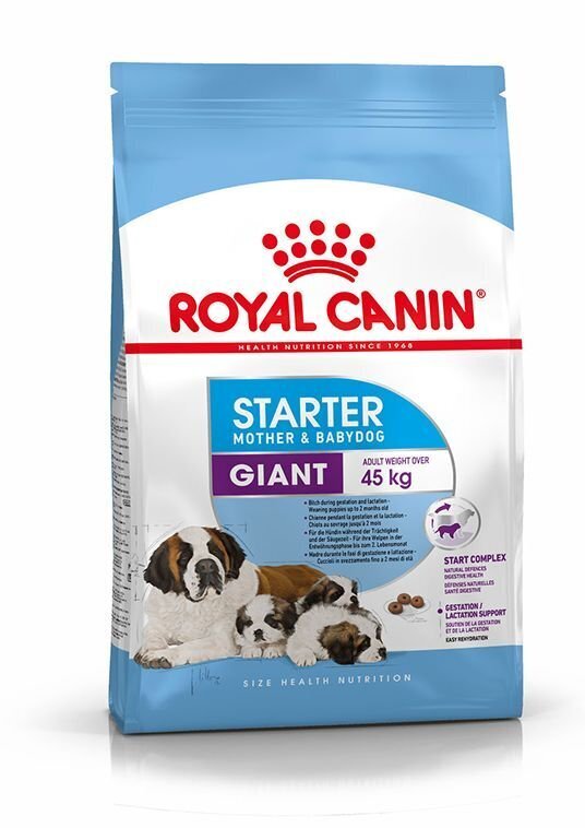 Kuivtoit koertele Royal Canin Giant Starter Mother & Babydog Universal, 15 kg цена и информация | Kuivtoit koertele | kaup24.ee