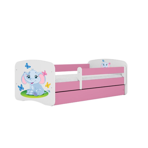 Voodi Babydreams, roosa, 140x70, sahtliga hind ja info | Voodid | kaup24.ee