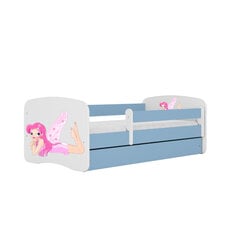 Кровать Babydreams, синяя, 140x70 см, с ящиком цена и информация | Кровати | kaup24.ee