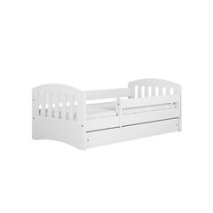 Кровать, белая, 140x80 см, с ящиком цена и информация | Кровати | kaup24.ee
