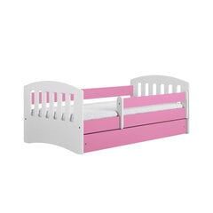 Кровать, розовая, 160x80 см, с ящиком цена и информация | Кровати | kaup24.ee