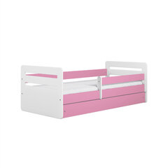 Кровать, розовая, 180x80 см, с ящиком цена и информация | Кровати | kaup24.ee