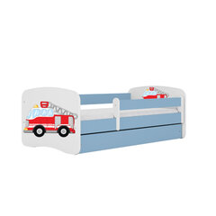 Кровать Babydreams, синяя, 160x80 см, с выдвижным ящиком цена и информация | Кровати | kaup24.ee