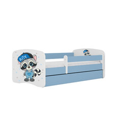 Кровать Babydreams, синяя, 180x80 см, с выдвижным ящиком цена и информация | Кровати | kaup24.ee
