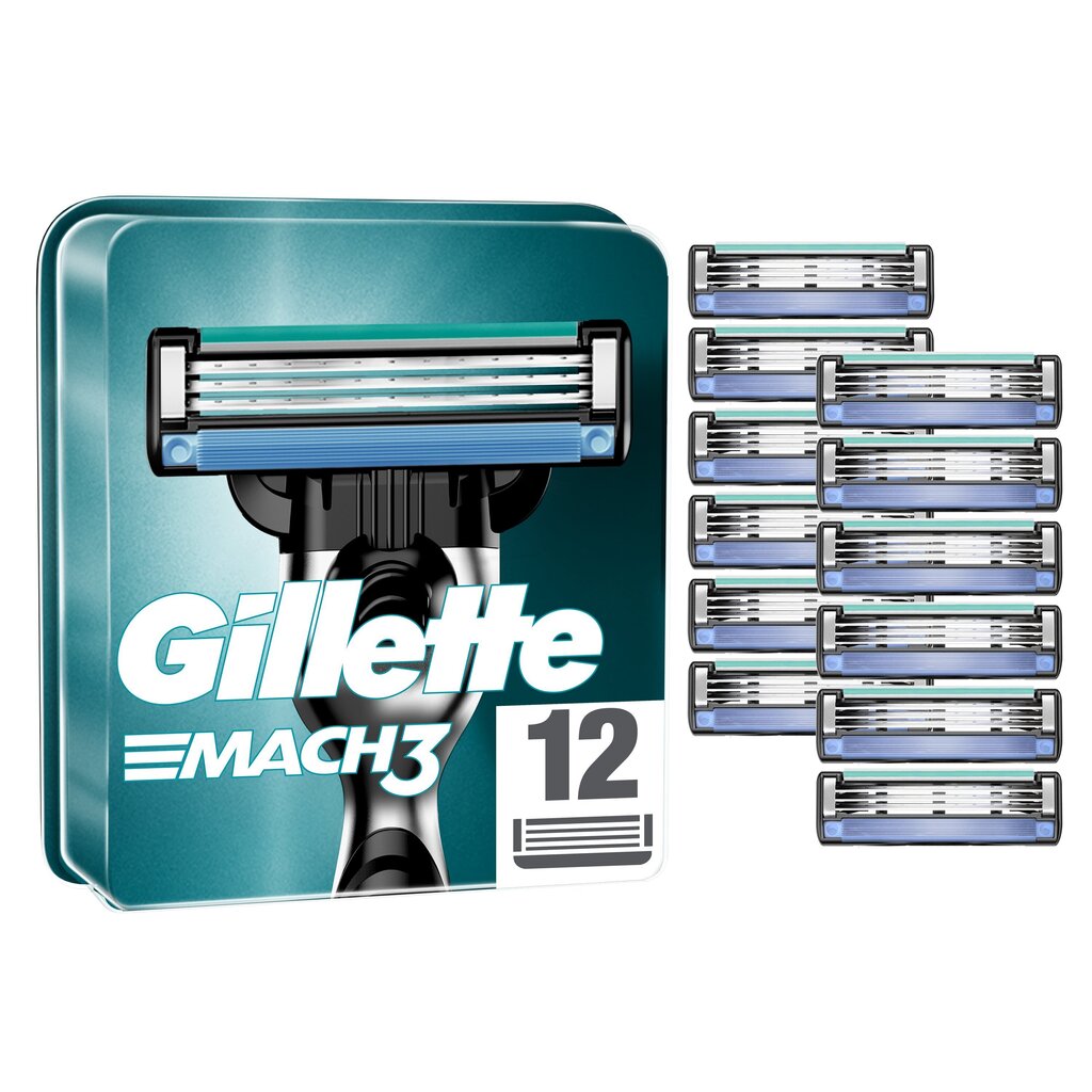 Lisapead Gillette Mach3 raseerijale, 16 tk. цена и информация | Raseerimisvahendid | kaup24.ee