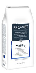 Mobility Dog 2,5kg - PRO-VET. Veterinaardieettoit on spetsiaalselt loodud liikumispuudega, osteoartriidi või sellistesse haigustesse kalduvatele koertele. цена и информация | Сухой корм для собак | kaup24.ee