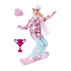 Кукла Барби сноубордистка, HCN32 цена и информация | Игрушки для девочек | kaup24.ee