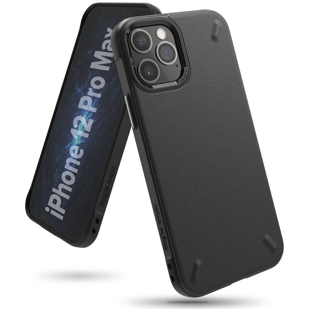 Telefoniümbris Ringke Onyx Durable sobib iPhone 12 Pro Max, must hind ja info | Telefoni kaaned, ümbrised | kaup24.ee